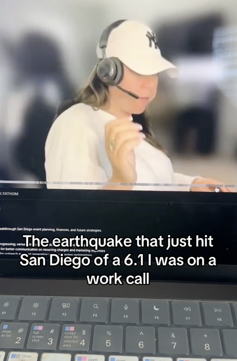 woman talking to co-workers